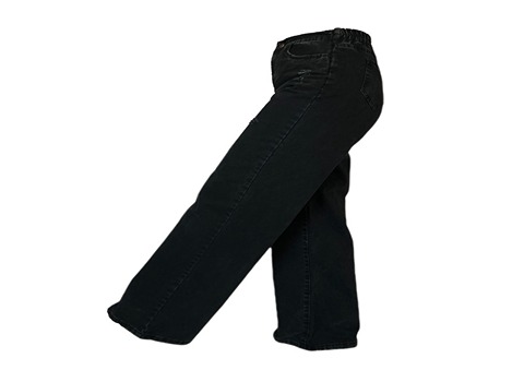 خرید شلوار جین بگ مشکی زنانه + قیمت فروش استثنایی